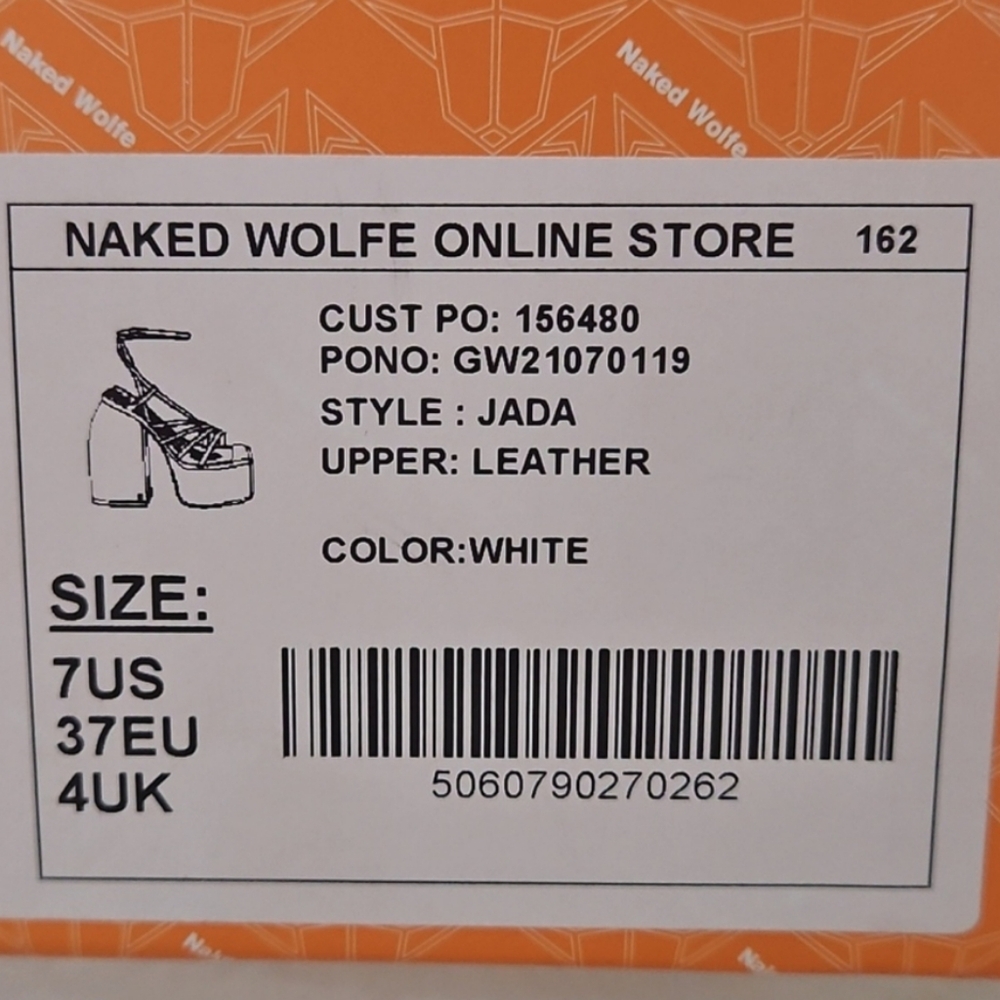 Naked Wolfe White Platform Heels - Picture 5 of 8
